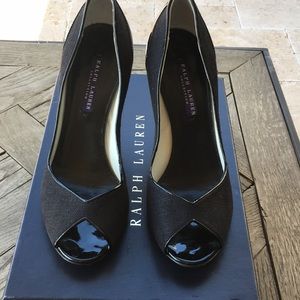 Ralph Lauren Collection perp toe pumps